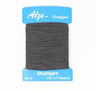 BIG-SAM - Stopfgarn | 20 Meter Wickelkarte | auch als Beilaufgarn verwendbar | viele Farben einzeln erhältlich oder als Farbset (Anthrazit)