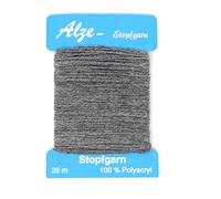 BIG-SAM - Stopfgarn | 20 Meter Wickelkarte | auch als Beilaufgarn verwendbar | viele Farben einzeln erhältlich oder als Farbset (Grau meliert)