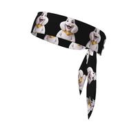 Big Silly White Rabbit Schweißabsorbierendes Sport-Stirnband, Unisex-Sport-Stirnband, geeignet für Outdoor-Reisen und verschiedene Sportarten.