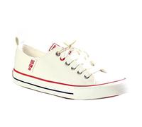 Big Star Low-Top Sneakers W Jj274123 White, Damen-Sneaker, weiß, 38 EU