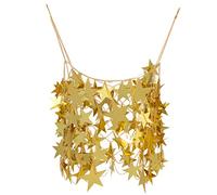 Big Star Pailletten Quasten Körperkette für Damen, modische Harness Kette, ausgehöhlte Bikinis, Top Rock, Partykleid, Damen, ausgehöhltes Body Kleid, Big Star Pailletten Quastenrock Bikinis