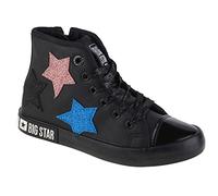 Big Star Shoes J II374028, Girl Plimsolls, Black, 35 EU