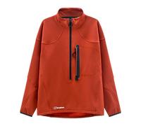 Big Wall Half Zip - Herren Midlayer für Klettern & Bergsport - Berghaus Chilli Oil (DkRED) UK 2XL // DE 58