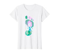 Bigfoot Footprint Forest Hiker Sasquatch Hunter Lover Trip Preisgünstiges Grafik-T-Shirt, Damen, Weiß, XL