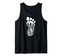Bigfoot Fußabdruck Wald Natur Pilz Sasquatch Tank Top
