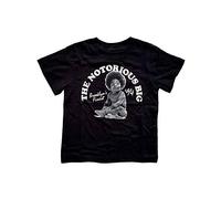 Biggie Smalls Jungen-T-Shirt Baby Logo Nue offiziell Schwarz 12 Months to 5 Yrs