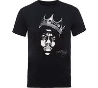 Biggie Smalls - T-Shirt # S Unisex Black # Crown Face