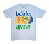 Biggie Smalls - The Beatles T Shirt Ob-La-Di Nue offiziell Unsex Pale Blau XXL