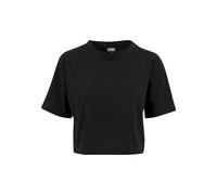 Bigshirt URBAN CLASSICS "Urban Classics Damen Ladies Short Oversized Tee", Damen, Gr. XXL, schwarz, 100% Baumwolle, unifarben, oversize, Rundhals, Shirts (98627730-XXL) schwarz