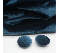 BIHOOA 10 Stück 10-28 mm goldfarbener Samt, runde Stoffknöpfe, mit Stoff überzogen, Samtknöpfe mit Metallschaft, Knöpfe für Kleidung, Basteln, Nähen