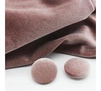 BIHOOA 10 Stück 10-28 mm goldfarbener Samt, runde Stoffknöpfe, mit Stoff überzogen, Samtknöpfe mit Metallschaft, Knöpfe für Kleidung, Basteln, Nähen