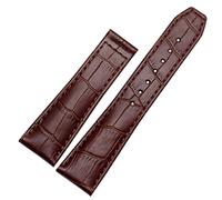 BIK Erste Schicht Kalbslederarmband für Maurice Lacroix Eliros Armband, Rindsleder, 20 mm, 22 mm, mit Faltschließe, 22mm, Azetat, Kein Edelstein