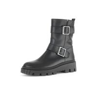 Biker Boots schwarz(altsilber)