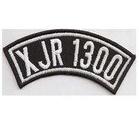 Biker Rangabzeichen XJR 1300 - Biker Patches zum annähen/aufbügeln l Leder Kutten Aufbügler für alle Stoffe l Motorrad Rankpatch Sticker Bügelbilder l 90x40mm