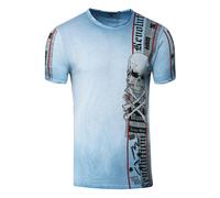 Biker T-Shirt Front & Back Printed S