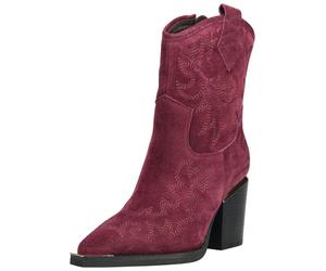Bikerboots ALMA EN PENA "ALMA EN PENA Stiefelette Leder", Damen, Gr. 40, rot (wine), Leder, Schuhe Bikerboots (15052147-40) wine
