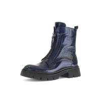 Bikerboots GABOR "Biker Boots Lackleder", Damen, Gr. 40,5, blau, Schuhe Bikerboots (51354865-40,5)