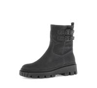 Bikerboots GABOR "Biker Boots Rauleder", Damen, Gr. 38, grau, Schuhe Bikerboots (99345126-38) grau