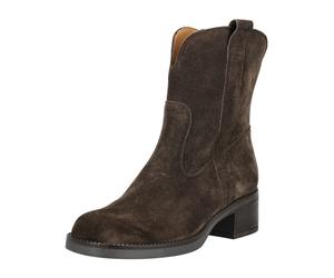 Bikerboots GABOR "Gabor Stiefelette Veloursleder", Damen, Gr. 40, braun, Veloursleder, Schuhe Bikerboots (75930452-40) braun