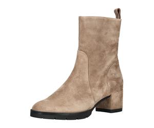 Bikerboots HÖGL "Högl Stiefel Veloursleder", Damen, Gr. 38,5, taupe, Veloursleder, Schuhe Bikerboots (73621217-38,5) taupe