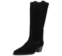 Bikerboots HÖGL "Högl Stiefel Veloursleder", Damen, Gr. 41,5, schwarz, Schuhe Bikerboots (61993059-41,5) schwarz