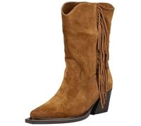 Bikerboots INUOVO "INUOVO Stiefel Leder", Damen, Gr. 39, tan, Leder, Schuhe (53072861-39) tan