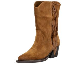 Bikerboots INUOVO "INUOVO Stiefel Leder", Damen, Gr. 41, tan, Leder, Schuhe Bikerboots (53072861-41) tan