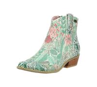 Bikerboots LAURA VITA "LAURA VITA Stiefelette Leder/Textil", Damen, Gr. 38, grün, Leder, Textil, Schuhe Bikerboots (66660039-38) grün