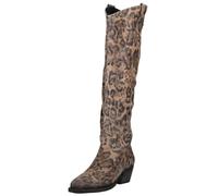 Bikerboots LAZAMANI "Lazamani Stiefel Leder", Damen, Gr. 40, leopard, Leder, Schuhe Bikerboots (31767667-40) leopard