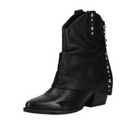 Bikerboots LAZAMANI "Lazamani Stiefelette Leder", Damen, Gr. 37, schwarz, Leder, Schuhe Bikerboots (55704931-37)
