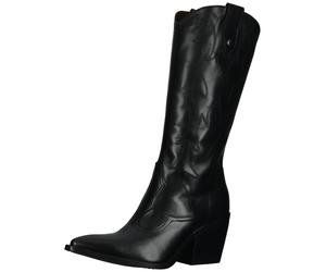 Bikerboots NERO GIARDINI "Nero Giardini Stiefel Glattleder", Damen, Gr. 41, schwarz, Glattleder, Schuhe Bikerboots (73378761-41) schwarz