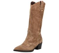 Bikerboots NERO GIARDINI "Nero Giardini Stiefel Veloursleder", Damen, Gr. 38, braun, Veloursleder, Schuhe Bikerboots (71144928-38) braun