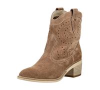 Bikerboots NERO GIARDINI "Nero Giardini Stiefelette Veloursleder", Damen, Gr. 36, braun, Veloursleder, Schuhe Bikerboots (84368307-36) braun