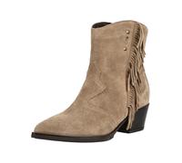 Bikerboots NERO GIARDINI "Nero Giardini Stiefelette Veloursleder", Damen, Gr. 38, beige, Veloursleder, Schuhe Bikerboots (99610569-38) beige