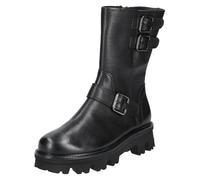 Paul Green Damen Stiefel, Frauen Klassische Stiefel,uebergangsstiefel,uebergangsschuhe,lederstiefel,reißverschluss,Boots,Schwarz (Black),37.5 EU / 4.5 UK