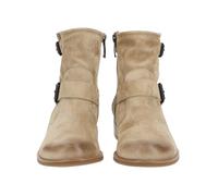 Bikerboots PAUL GREEN "Paul Green Stiefelette Veloursleder", Damen, Gr. 37,5, braun (grau, braun), Veloursleder, Schuhe Bikerboots (59712203-37,5)