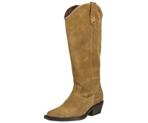 Bikerboots STEVE MADDEN "STEVE MADDEN Stiefel Veloursleder", Damen, Gr. 39, khaki, gruen, Veloursleder, Schuhe Bikerboots (72932916-39) khaki, gruen