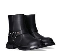 Bikerboots TOMMY HILFIGER, Mädchen, Gr. 39, schwarz, Synthetik, Schuhe Bikerboots, Biker Boots, Winterboots mit Blockabsatz (33257704-39)