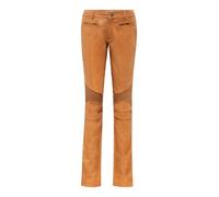 Bikerhose RICANO "Lederhose Donna", Damen, Gr. M, Länge 34, cognac, Obermaterial: 100% Ziegennappaleder GONA., schmal, Hosen, Handgefertigt aus echtem Leder (13921423-M) cognac