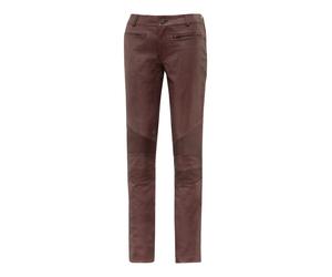 Bikerhose RICANO "Lederhose Donna", Damen, Gr. XL, Länge 34, brombeer, Obermaterial: 100% Ziegennappaleder GONA., schmal, Hosen, Handgefertigt aus echtem Leder (50935822-XL) brombeer