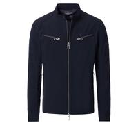 Bikerjacke CASAMODA "CASAMODA Übergangsjacke uni", Herren, Gr. L, blau (dunkelblau), 100% Polyester, Jacken (15460364-L) dunkelblau