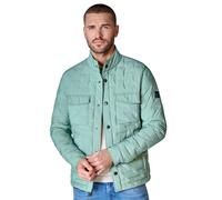 Bikerjacke CASAMODA "CASAMODA Übergangsjacke uni", Herren, Gr. L, hellgrün, 100% Polyester, Jacken (61994726-L) hellgrün