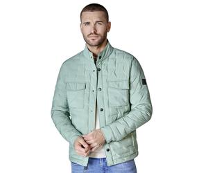 Bikerjacke CASAMODA "CASAMODA Übergangsjacke uni", Herren, Gr. XXL, hellgrün, 100% Polyester, Jacken (61994726-XXL) hellgrün