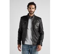 Bikerjacke JCC "1101019-2", Herren, Gr. 3XL, braun, Obermaterial 100% Leder Lamm; Futter: 50% Polyester, 50% Baumwolle; Ärmelfutter: 100% Polyester, Jacken (50085868-XXXL) braun