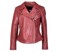 Bikerjacke JCC "1703", Damen, Gr. 38, rot, Obermaterial 100% Ziegenleder / Futter: 100% Baumwolle, Jacken (90564569-38) rot