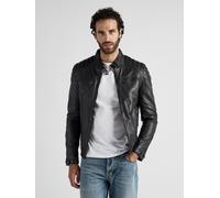JCC Lederjacke 51167, Bikerlederjacke mit zwei Brusttaschen 56 grau Herren Übergangsjacken Jacken Mäntel 56 anthrazit