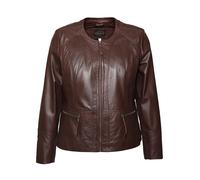 Bikerjacke JCC "731-II", Damen, Gr. 50, rot (oxblood), Obermaterial: 100% Leder Schaf; Futter: 100% Baumwolle; Ärmelfutter: 100% Polyester, Jacken (46486266-50) oxblood