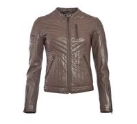 Bikerjacke JCC "AW15-L11", Damen, Gr. XXS, braun, Obermaterial: 100% Leder, Lamm / Futter: 100% Baumwolle / Ärmelfutter: 100% Polyester, Jacken (86846902-XXS) braun