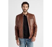 Bikerjacke JCC "MCL-23" Gr. 3XL, braun (cognac) Herren Jacken (13215102-XXXL) cognac