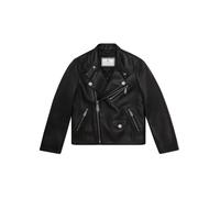 Bikerjacke PHILIPP PLEIN "Leder-Bikerjacke", Herren, Gr. 6, schwarz (02, schwarz), Obermaterial: 100% Lamm Leder. Futter: 100% Polyester. Füllung: 100% Polyester, Jacken (68641334-6) 02, schwarz